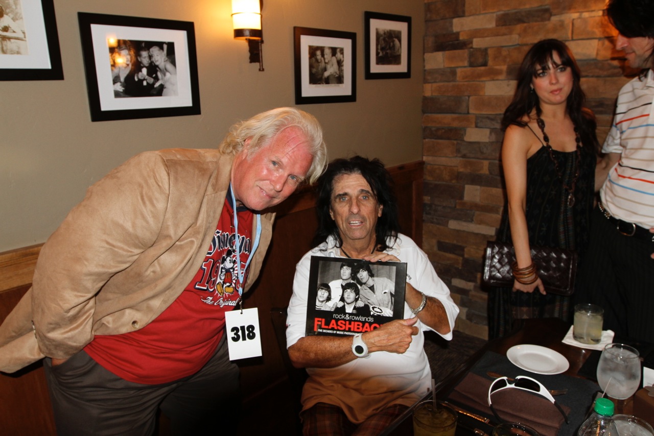 Alice Cooper with John Rowlands