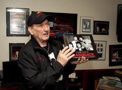 James Burton, legendary guitarist for Elvis Presley and others, with Rock & Rowlands Flashback